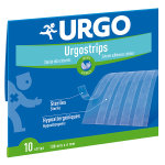 Urgo mdical urgostrips suture adhsive strile 10cm x 6mm 10 bandelettes