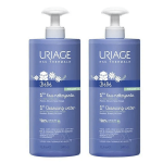 Uriage b�b� 1�re eau nettoyante apaisante visage corps lot de 2 x 1l