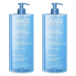 Uriage gel surgras dermatologique doux sans savon peaux sensibles corps 1l - lot de 2 Uriage gel surgras dermatologique doux sans savon peaux sensibles corps 1l - lot de 2