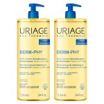 Uriage huile lavante nourrissante sans savon peaux sensibles corps 1l - lot de 2