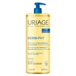 Uriage huile lavante nourrissante sans savon peaux sensibles corps 1l