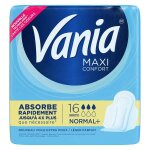 Vania maxi confort normal + serviettes priodiques 16 units