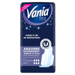 Vania maxi serviettes priodiques nuit + 12 protections