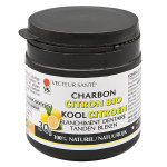 Vecteur sant charbon blanchiment dentaire citron bio 30g