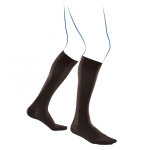 Venoflex city confort fil d'cosse homme chaussettes pieds longs classe 2 long taille 2 noir