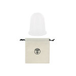 Ventouse silicone anti - cellulite avec pochon blanc