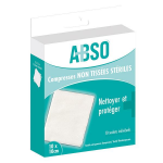 Marque verte abso compresse non tisse 10 x 10 cm