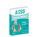 Marque verte abso pansements ampoules assortiments - bote de 6
