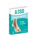 Marque verte abso pansements ampoules petit format - boîte de 6 Marque verte abso pansements ampoules petit format - boîte de 6