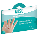 Marque verte abso sutures adhsives 6 x 100 mm