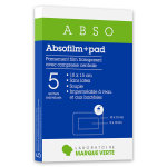 Marque verte absofilm + pad pansement film transparent 10 x 15cm 5 unit�s