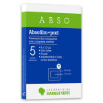 Marque verte absofilm + pad pansement film transparent 8 x 10cm 5 unit�s