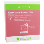 Marque verte absofoam border lite pansement hydrocellulaire 7, 5cm x 8, 5cm 10 unit�s