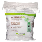 Marque verte absopads bio rectangles coton bio 8x10cm - sachet de 180