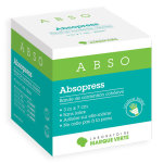 Marque verte absopress cohesive bande de contention 3m x 7cm blanc