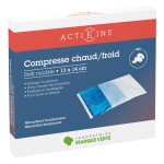 Marque verte actikiné compresse chaud froid 13x14cm Marque verte actikiné compresse chaud froid 13x14cm