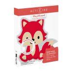Marque verte actikin compresse chaud / froid billes kids - renard