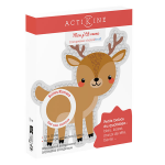 Marque verte actikin compresse chaud / froid billes kids - renne