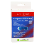 Marque verte actikin compresse chaud froid masque oculaire 21 x 7, 5cm