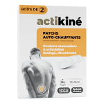Marque verte actikin� patch auto - chauffant 29 x 10cm 2 unit�s