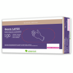 Marque verte pro gant examen ambidextre latex non poudrs taille s 100 units
