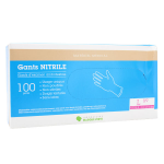 Marque verte pro gant examen ambidextre nitrile non poudrs taille l 100 units