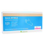 Marque verte pro gant examen ambidextre nitrile non poudrs taille m 100 units