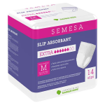 Marque verte semesa slips absorbants extra taille m 14 units