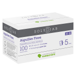 Marque verte soludiab aiguille ultrafine pour stylo injecteur d'insuline 5mm 31g 100 unités Marque verte soludiab aiguille ultrafine pour stylo injecteur d'insuline 5mm 31g 100 unités