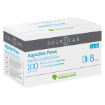 Marque verte soludiab aiguille ultrafine pour stylo injecteur d'insuline 8mm 31g 100 unit�s