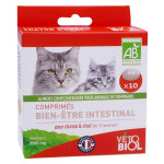 Vtobiol bien - tre intestinal chatons et chats bio 10 comprims