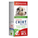 Vtobiol antiparasitaire pipette chiot petit chien 1 pipette