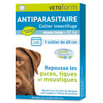 Vetoform antiparasitaire collier chiens + 25kg 65cm
