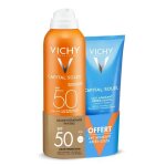 Vichy brume hydratante invisible spf50 + 200ml + lait apaisant apr�s - soleil 100ml