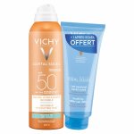 Vichy capital soleil brume hydratante invisible spf50 200ml + lait apaisant aprs - soleil 100ml offert ...