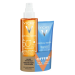 Vichy capital soleil huile solaire spf50 + 200ml + lait apaisant aprs - soleil 100ml offert