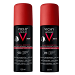 Vichy clinical control duo d�transpirant a�rosol 96h homme : 2 x spray 150ml