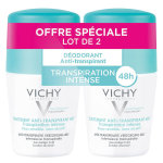 Vichy déodorant anti - transpirant 48h roll - on lot de 2 x 50ml Vichy déodorant anti - transpirant 48h roll - on lot de 2 x 50ml