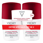 Vichy dodorant clinical control 96h bille 50ml lot de 2 x 50ml