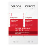 Vichy dercos shampooing stimulant Énergisant lot de 2 x 200ml Vichy dercos shampooing stimulant Énergisant lot de 2 x 200ml