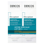 Vichy dercos shampooing dermatologique ultra apaisant cheveux sec lot de 2 x 200ml