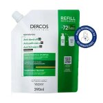 Vichy dercos shampooing traitant pellicules & d�mangeaisons cheveux secs en �co - recharge 390ml