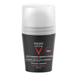 Vichy homme déodorant anti - transpirant contrôle extrême 72h roll - on - 50ml Vichy homme déodorant anti - transpirant contrôle extrême 72h roll - on - 50ml