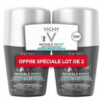 Vichy homme dermo - d�transpirant invisible protect 72h lot de 2 x 50ml