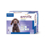 Virbac effitix chien insecticide chien de 10  20kg spot - on pipettes boite de 4