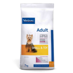 Virbac veterinary hpm chien adulte ( + 10mois) small et toy ( - 10kg) croquettes 7kg