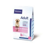 Virbac veterinary hpm chien adulte medium ( + 12mois 11  25kg) large ( + 18mois + 25kg) croquettes 7kg ...