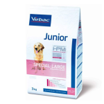 Virbac veterinary hpm chien junior (8 18mois) special large ( + 25kg) moderate calorie croquettes 3kg ...