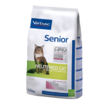 Virbac veterinary hpm neutered chat senior ( + 10ans) croquettes 1, 5kg