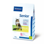 Virbac veterinary hpm neutered chat senior ( + 10ans) croquettes 3kg